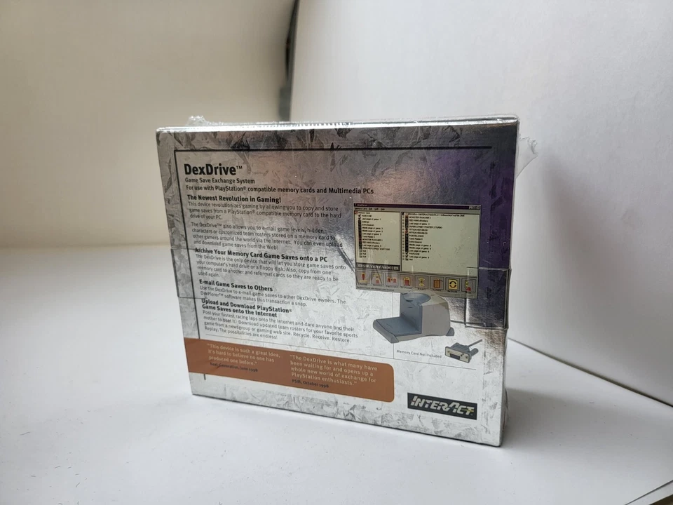NIB Sealed InterAct DexDrive Playstation 1 PSone Game Save Exchange System PC - Image 2 of 4