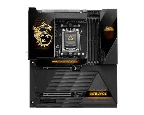 MSI MEG X870E GODLIKE + AMD RYZEN 7 9800X3D 8-Core, 16-Thread Desktop Processor - Picture 3 of 7