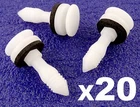 20x Jaguar Trim Clips Fastener for Door Cards & Interior Trim Panels