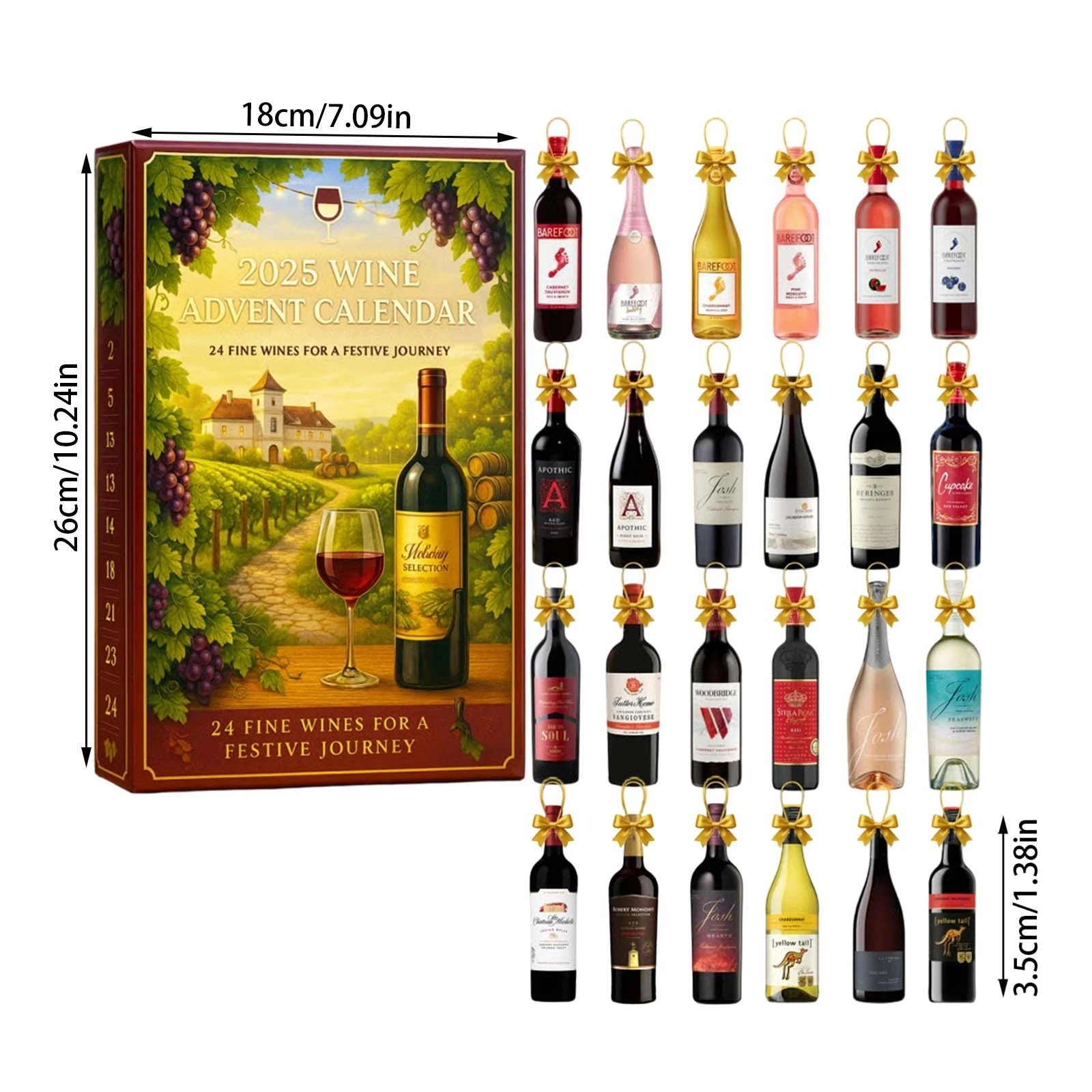 Wine Advent Calendar Blind Boxes 2025 Countdown Sets Tasting Journey Whisky