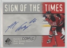 2000-01 SP Authentic Sign of the Times Patrik Elias #PE Auto 05u8