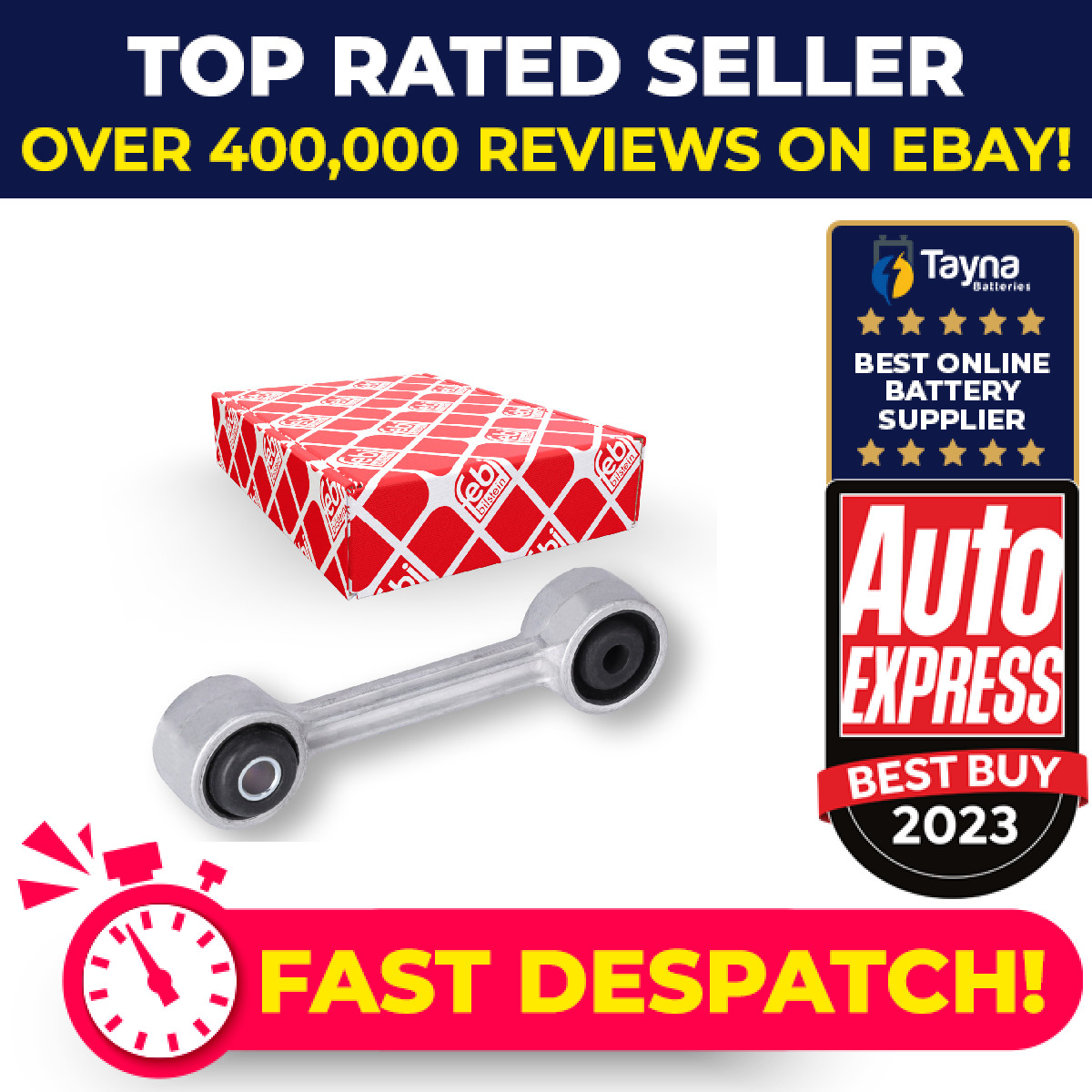 Anti Roll Bar Link fits BMW 316 E30, E36 Rear Left or Right 1.6 1.8 83 to 99 New