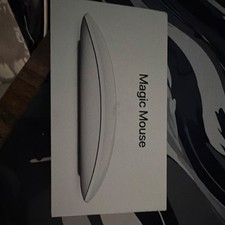Apple Magic Mouse Rechargeable Bluetooth Optical Wired with Charging Cable  Box