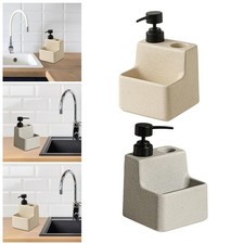 Soap Dispenser with Sponge Holder Refillable Dish Soap Dispenser Kitchen,for