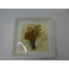 Effetti 7" Square Plate Handmade Italy, Decorative, Collectible