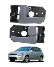 Inside Door Handle Pair , Compatible Front/Rear Driver Passenger 2PCS Gray