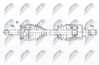 Nty Antriebswelle NPW-HY-561 FüR Hyundai Ix55 Crdi 4WD