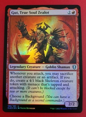 1x Gut, True Soul Zealot | FOIL | Battle for Baldur's Gate | MTG