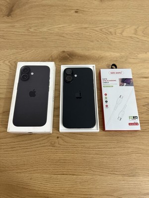 Apple iPhone 16 - 128GB - Schwarz - 93% Batteriezustand - Entsperrt
