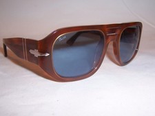 NEW Persol Sunglasses PO 3373S 96/56 TERRA DI SIENA/BLUE 53mm AUTHENTIC 3373