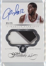 2013-14 Panini Flawless Patch 9/25 LaMarcus Aldridge #PA-LA Patch Auto 3d3