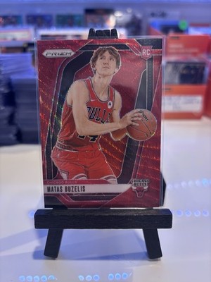 2024 Panini Prizm Matas Buzelis Ruby Red Wave Prizm Rookie
