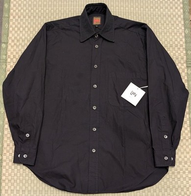 NWT LWN Ash Shirt in Black Pleat Poplin Women's Size Medium