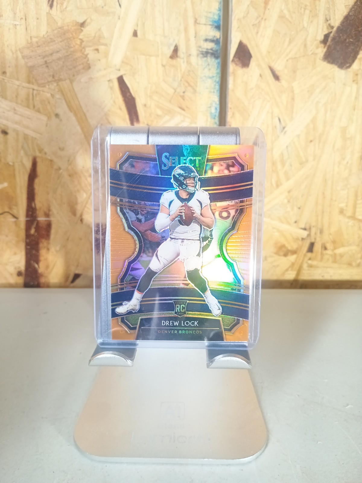 2019 Select Drew Lock Prizm Orange Concourse RC #/49 Broncos