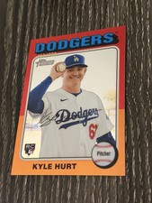 2024 Topps Heritage High Number # Chrome /699 #609 KYLE HURT Rookie Card RC. rookie card picture
