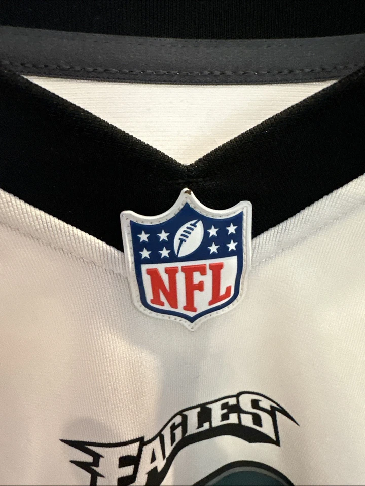 Camiseta Michael Vick #7 NFL Vintage Eagles Branca Reebok 2XL XXL Nylon Throwback - Imagem 2 de 4