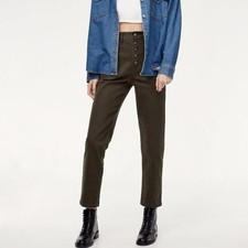 Aritzia Wilfred Free Belen High Rise Straight Leg Cargo Pants Size 2