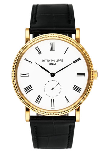 Patek Philippe Calatrava 5119J 18K Yellow Gold Mens Watch With...