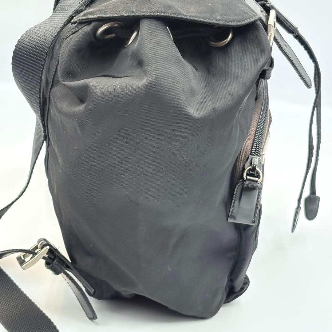 Good Condition PRADA Nylon Classic Mini Backpack Triangle Logo Black from japan thumbnail 5