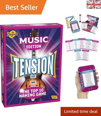 Engage in Music Trivia with Tension Music Edition - Perfekt für Partys