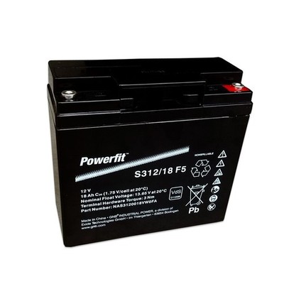 Exide Powerfit S312/18 F5 12V 18Ah dryfit Blei-Akku AGM mit VdS