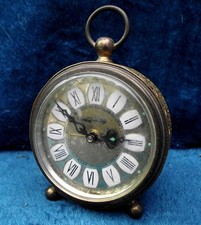 West German 'Blessing' Brass Alarm Clock