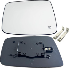 Driver Left Side Heated Mirror Glass Compatible with 2009-2018 Dodge Ram 1500 25