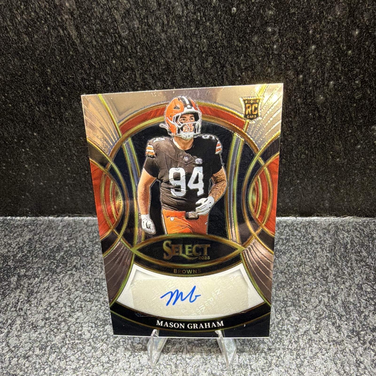 Panini 2025 Select Mason Graham Rookie Signatures Auto Browns #RSI-MGM