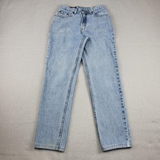 Vintage Levis 512 Jeans Juniors 5 Light Wash High Waist Slim Tapered USA Denim