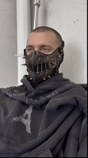 Steampunk Cyberpunk Gothic Mask Spikes Gears Cosplay Unisex Halloween Costume