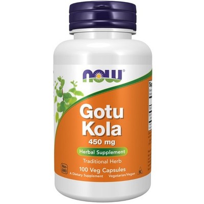 Gotu Kola 450 mg 100 Veg Kapseln Entspannung Now Foods