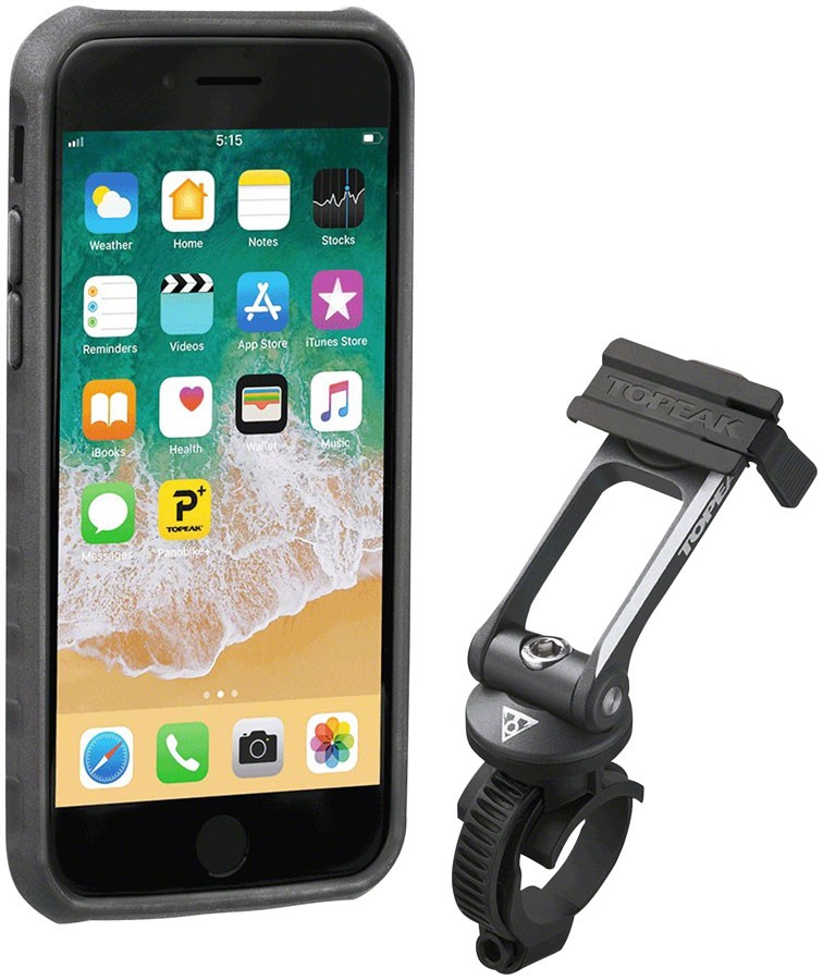 Велосипедное крепление Topeak RideCase для iPhone SE 2-го поколения и 87 - Карбоновое волокно - 6590₽