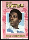 Bob Hayes Signed 1971 Topps Pin Ups Poster Football Auto JSA Pre-Cert *Y322