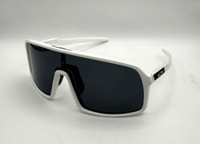 Oakley Sutro Sunglasses White Frame Black Lens With Box, Case,  Accessories