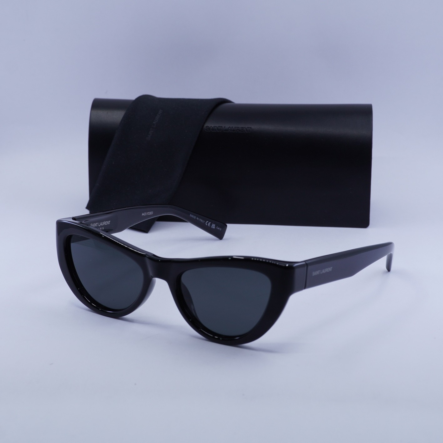 Nuovi occhiali da sole SAINT LAURENT SL676 001 nero lucido nero 53 19 145