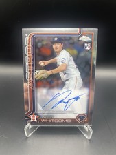 2025 Topps Chrome Shay Whitcomb RC Auto #RA-SW Houston Astros