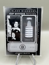 2022-23 Upper Deck Black Diamond Cup Winners Johnny Bucyk #CW-JB Patch HOF