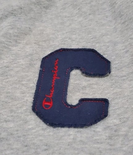 Felpa Champion grigia uomo XL joggers colore righe blu rosso *difetti - Foto 8 di 8