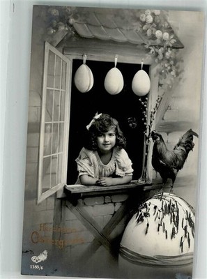 38169681 - Kind Huhn Nr. 1185/4 Ostern EAS 1917