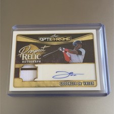 2025 Leaf Optichrome Leodalis de Vries Gold Prismatic 1/1 Prospect Relic Auto