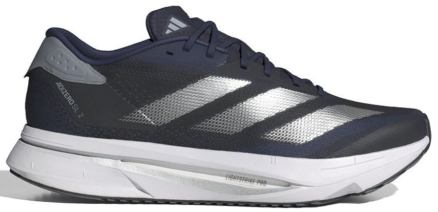 Size 13 - Adidas Adizero SL2 Dark Blue Silver Metallic for sale