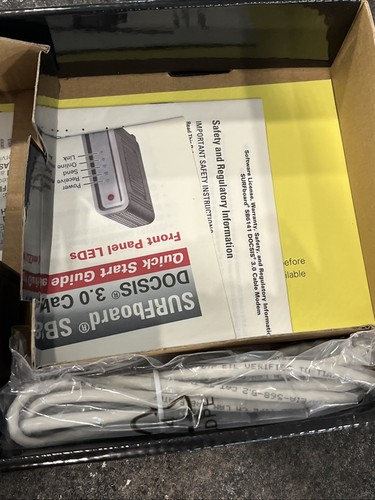 Motorola Cable Modem SB6141, Docsis 3.0, SURFboard Extreme, 8x Faster Open Box🔥 - Picture 7 of 11