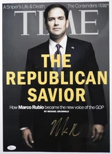 Marco Rubio JSA Autograph Signed Photo 12 x 17 Secretary Of State