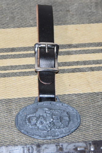 Vintage J I CASE Rad Raupentraktoren Werbung UHR ANHÄNGER schwere Ausrüstung