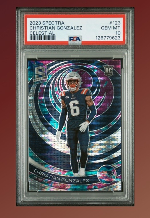 Christian Gonzalez Panini Spectra #123 Celestial