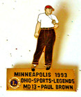 Lions Club Pins - OHIO SPORTS LEGEND, COACH PAUL BROWN — photo 1