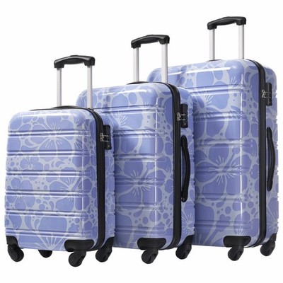 Spinner Wheel Luggages Hardcase Travel Suitcases TSA Locks 20''/24''/28'' Set of 3