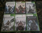 Lot of (6) Xbox 360 Assassin's Creed Games Excellent Condition