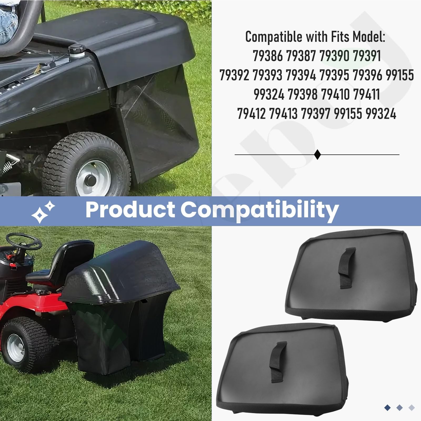 Braveboy 110-6674 GT4000 Grass Bag Compatible with Toro Zero Turn Lawnmowers ...