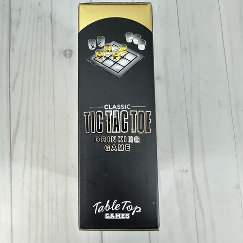 Glass Tic Tac Toe A Drinking Game Set with Shot Glasses Barware Man Cave - Picture 6 of 14